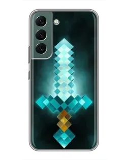 Чохол для Samsung Galaxy S22 Plus з картинкою «Алмазний меч неон»