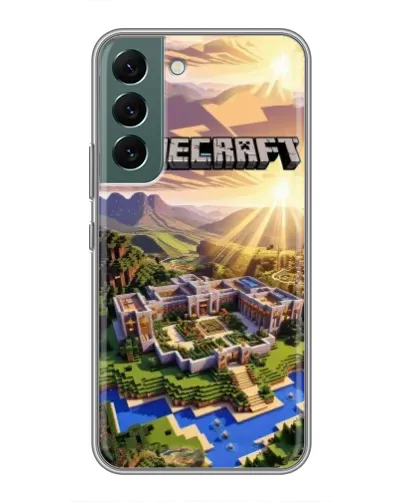 Чехол для Samsung Galaxy S22 Plus с картинкой «Minecraft панорама» Чехол для Samsung Galaxy S22 Plus с картинкой «Minecraft панорама»