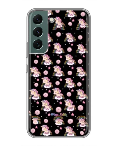 Чехол для Samsung Galaxy S22 Plus с картинкой «Magic Unicorn паттерн» Чехол для Samsung Galaxy S22 Plus с картинкой «Magic Unicorn паттерн»