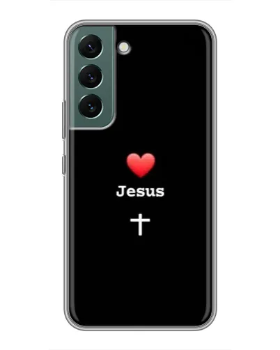 Чохол для Samsung Galaxy S22 Plus з картинкою «Серце - Jesus» Чохол для Samsung Galaxy S22 Plus з картинкою «Серце - Jesus»