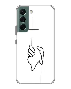 Чохол для Samsung Galaxy S22 Plus з картинкою «Рука тримає»