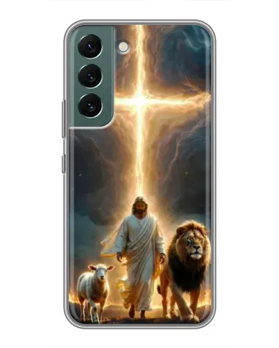 Чохол для Samsung Galaxy S22 Plus з картинкою «Лев Юди та Світло» Чохол для Samsung Galaxy S22 Plus з картинкою «Лев Юди та Світло»