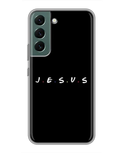 Чохол для Samsung Galaxy S22 Plus з картинкою «Крапки віри J.E.S.U.S.» Чохол для Samsung Galaxy S22 Plus з картинкою «Крапки віри J.E.S.U.S.»