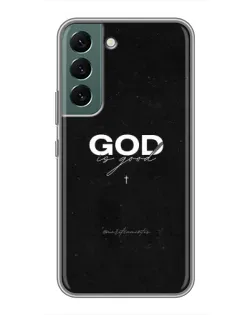 Чохол для Samsung Galaxy S22 Plus з картинкою «GOD — Бог над усім»