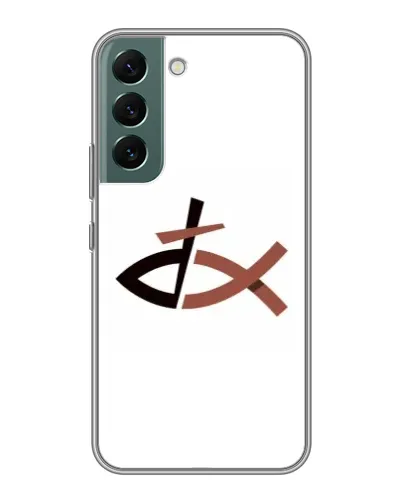 Чохол для Samsung Galaxy S22 Plus з картинкою «Риба та хрест» Чохол для Samsung Galaxy S22 Plus з картинкою «Риба та хрест»