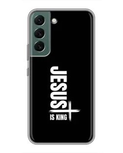 Чохол для Samsung Galaxy S22 Plus з картинкою «Вертикаль віри Jesus»