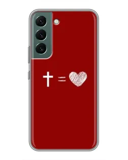 Чехол для Samsung Galaxy S22 Plus с картинкой «Уравнение любви»