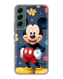 Чехол для Samsung Galaxy S22 Plus с картинкой «Осенний Mickey Mouse»