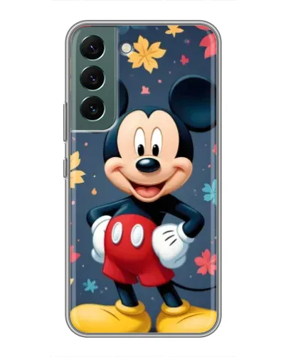 Чехол для Samsung Galaxy S22 Plus с картинкой «Осенний Mickey Mouse»