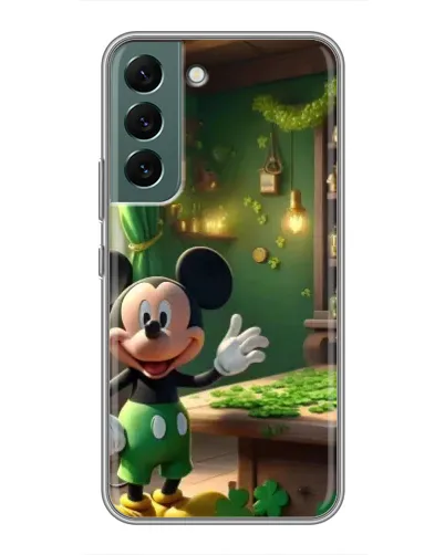 Чехол для Samsung Galaxy S22 Plus с картинкой «Микки в мастерской»