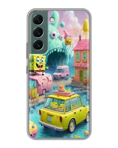 Чехол для Samsung Galaxy S22 Plus с картинкой «Монстр-трак приключения»