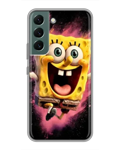 Чехол для Samsung Galaxy S22 Plus с картинкой «Взрывной Спанч Боб»