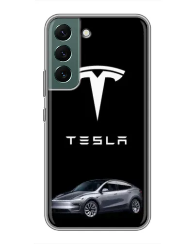 Чохол для Samsung Galaxy S22 Plus з картинкою «Tesla Model Y» Чохол для Samsung Galaxy S22 Plus з картинкою «Tesla Model Y»