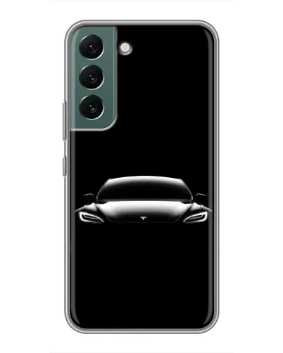 Чохол для Samsung Galaxy S22 Plus з картинкою «Фари Tesla Night» Чохол для Samsung Galaxy S22 Plus з картинкою «Фари Tesla Night»