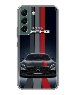 Чохол для Samsung Galaxy S22 Plus з картинкою «Mercedes — білий карбон» Чохол для Samsung Galaxy S22 Plus з картинкою «Mercedes — білий карбон»