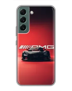 Чохол для Samsung Galaxy S22 Plus з картинкою «Mercedes AMG — червона лінія»