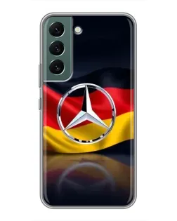 Чохол для Samsung Galaxy S22 Plus з картинкою «Mercedes — прапор Німеччини»