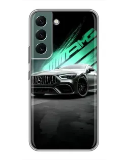 Чохол для Samsung Galaxy S22 Plus з картинкою «Темний Mercedes AMG»