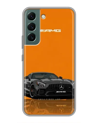 Чохол для Samsung Galaxy S22 Plus з картинкою «Помаранчевий Mercedes AMG» Чохол для Samsung Galaxy S22 Plus з картинкою «Помаранчевий Mercedes AMG»