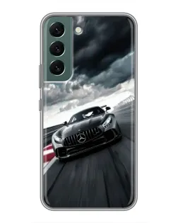 Чохол для Samsung Galaxy S22 Plus з картинкою «Гоночний Mercedes AMG»