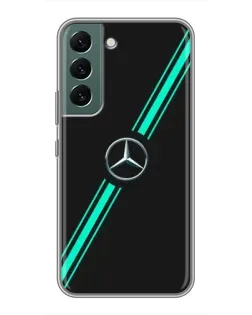 Чехол для Samsung Galaxy S22 Plus с картинкой «Спортивные линии Mercedes»