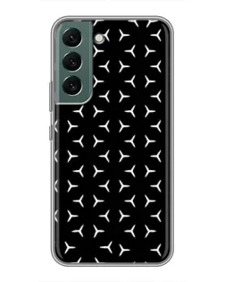 Чехол для Samsung Galaxy S22 Plus с картинкой «Mercedes паттерн звезд»