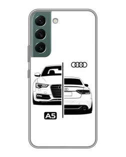 Чохол для Samsung Galaxy S22 Plus з картинкою «Audi — контрастний дизайн»