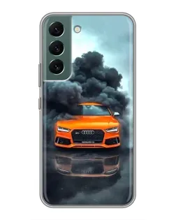 Чохол для Samsung Galaxy S22 Plus з картинкою «Audi у хмарах диму»