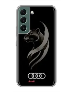 Чохол для Samsung Galaxy S22 Plus з картинкою «Графіка — пантера та Audi»