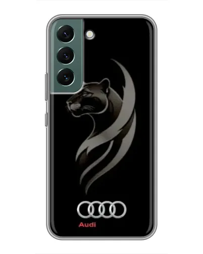 Чохол для Samsung Galaxy S22 Plus з картинкою «Графіка — пантера та Audi» Чохол для Samsung Galaxy S22 Plus з картинкою «Графіка — пантера та Audi»