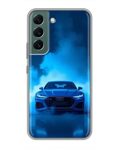 Чохол для Samsung Galaxy S22 Plus з картинкою «Audi — блакитна енергія» Чохол для Samsung Galaxy S22 Plus з картинкою «Audi — блакитна енергія»