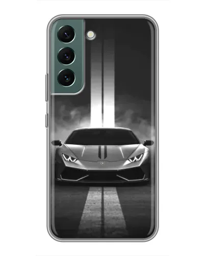 Чехол для Samsung Galaxy S22 Plus с картинкой «Lamborghini симметрия дорог» Чехол для Samsung Galaxy S22 Plus с картинкой «Lamborghini симметрия дорог»