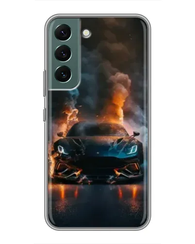 Чехол для Samsung Galaxy S22 Plus с картинкой «Lamborghini дымная эстетика» Чехол для Samsung Galaxy S22 Plus с картинкой «Lamborghini дымная эстетика»