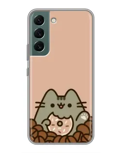 Чехол для Samsung Galaxy S22 Plus с картинкой «Кофейный Пушин» Чехол для Samsung Galaxy S22 Plus с картинкой «Кофейный Пушин»