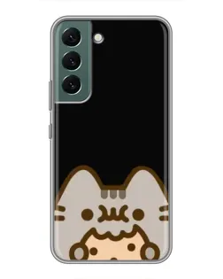 Чехол для Samsung Galaxy S22 Plus с картинкой «Пушин на черном» Чехол для Samsung Galaxy S22 Plus с картинкой «Пушин на черном»