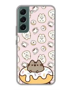 Чехол для Samsung Galaxy S22 Plus с картинкой «Пушин на пончике» Чехол для Samsung Galaxy S22 Plus с картинкой «Пушин на пончике»