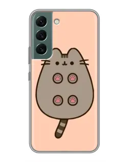Чехол для Samsung Galaxy S22 Plus с картинкой «Пушин пузиком кверху» Чехол для Samsung Galaxy S22 Plus с картинкой «Пушин пузиком кверху»
