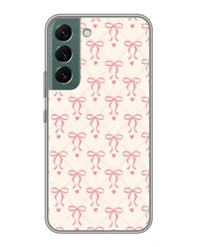 Чохол для Samsung Galaxy S22 Plus з картинкою «Рожеві бантики Coquette» Чохол для Samsung Galaxy S22 Plus з картинкою «Рожеві бантики Coquette»