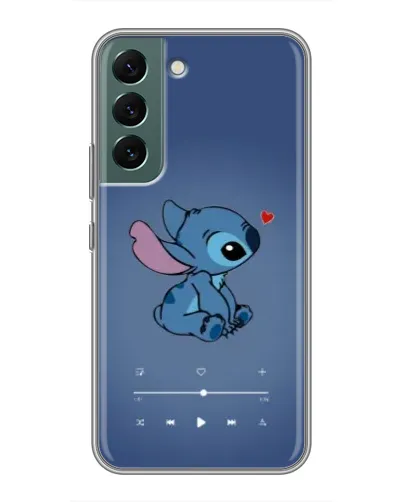 Чохол для Samsung Galaxy S22 Plus з картинкою «Музичний Stitch» Чохол для Samsung Galaxy S22 Plus з картинкою «Музичний Stitch»