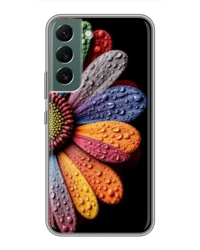 Чехол для Samsung Galaxy S22 Plus с картинкой «Радужный цветок» Чехол для Samsung Galaxy S22 Plus с картинкой «Радужный цветок»