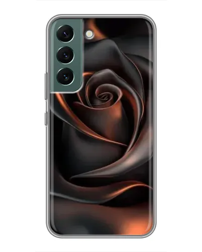 Чехол для Samsung Galaxy S22 Plus с картинкой «Шелковая черная роза» Чехол для Samsung Galaxy S22 Plus с картинкой «Шелковая черная роза»
