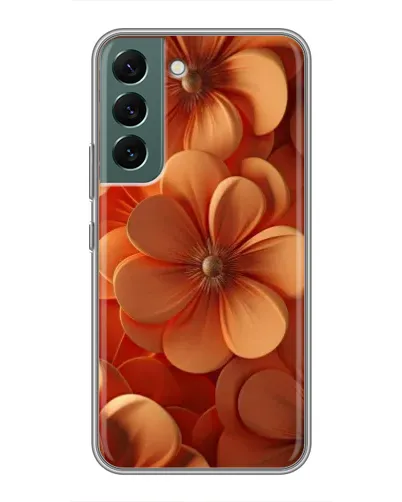Чехол для Samsung Galaxy S22 Plus с картинкой «Оранжевый макро цветок» Чехол для Samsung Galaxy S22 Plus с картинкой «Оранжевый макро цветок»