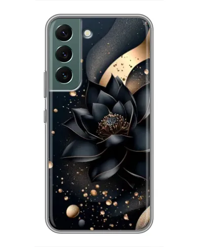 Чехол для Samsung Galaxy S22 Plus с картинкой «Черный лотос» Чехол для Samsung Galaxy S22 Plus с картинкой «Черный лотос»