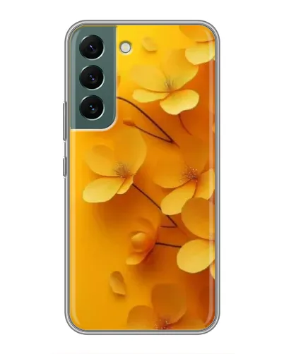 Чехол для Samsung Galaxy S22 Plus с картинкой «Золотые лепестки» Чехол для Samsung Galaxy S22 Plus с картинкой «Золотые лепестки»