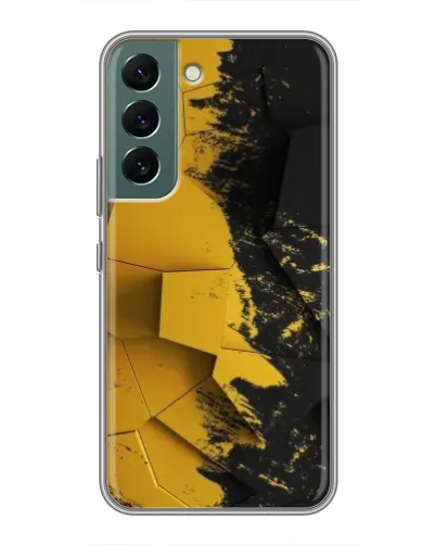 Чохол для Samsung Galaxy S22 Plus з картинкою «Золоті уламки геометрії» Чохол для Samsung Galaxy S22 Plus з картинкою «Золоті уламки геометрії»