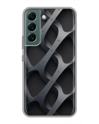 Чохол для Samsung Galaxy S22 Plus з картинкою «Об'ємне сіре плетіння» Чохол для Samsung Galaxy S22 Plus з картинкою «Об'ємне сіре плетіння»