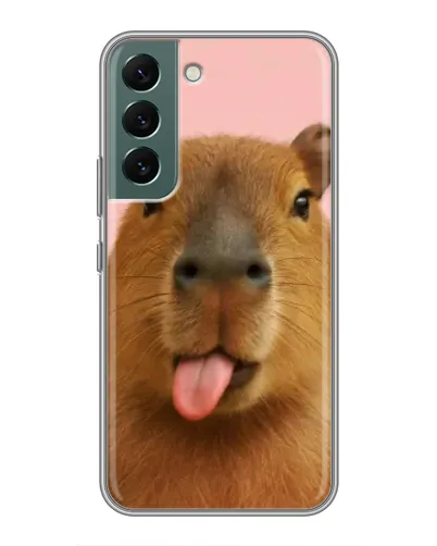Чехол для Samsung Galaxy S22 Plus с картинкой «Капибара с языком» Чехол для Samsung Galaxy S22 Plus с картинкой «Капибара с языком»
