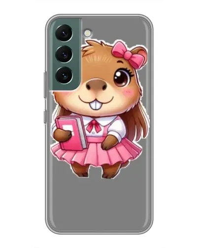 Чехол для Samsung Galaxy S22 Plus с картинкой «Девочка капибара» Чехол для Samsung Galaxy S22 Plus с картинкой «Девочка капибара»