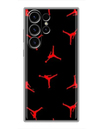 Чехол для Samsung Galaxy S22 Ultra с картинкой «Jordan Red Pattern» Чехол для Samsung Galaxy S22 Ultra с картинкой «Jordan Red Pattern»