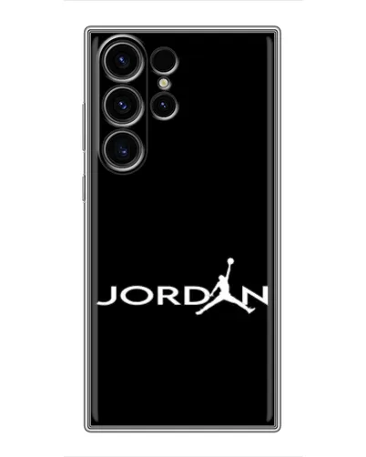 Чехол для Samsung Galaxy S22 Ultra с картинкой «Jordan White Logo» Чехол для Samsung Galaxy S22 Ultra с картинкой «Jordan White Logo»